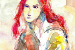 red hair woman